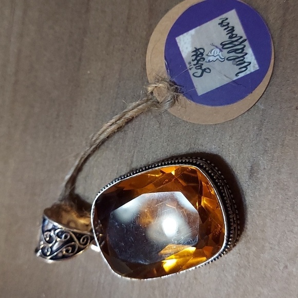 MORGANITE Sterling Silver Pendant
